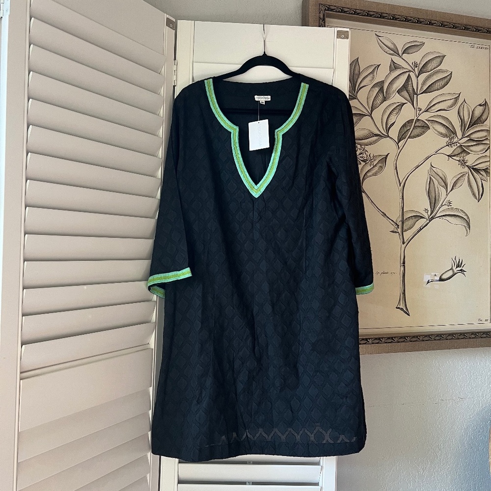 ModaPosa Giovanna Jacquard Bell Sleeve Cover Up Dress